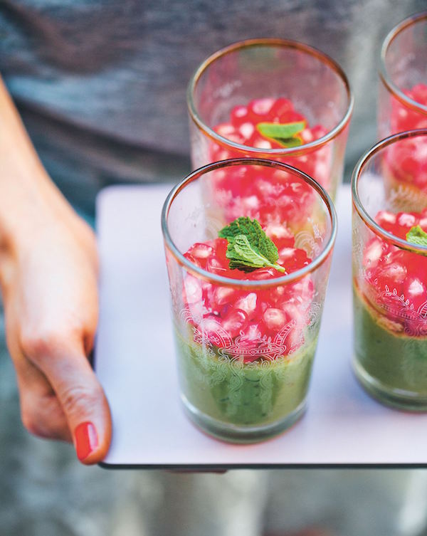 Raw key lime mousse